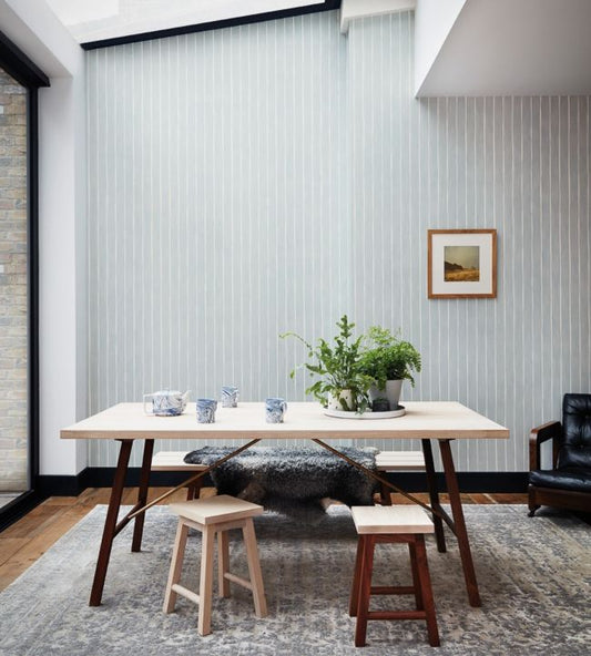 Marquee Stripe Wallpaper - Midnight - 110/2007 - Cole & Son - Premier Wallcovering