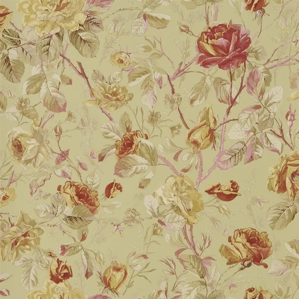 Marston Gate Floral Wallpaper - Celadon - Ralph Lauren - PRL705/04 - Premier Wallcovering