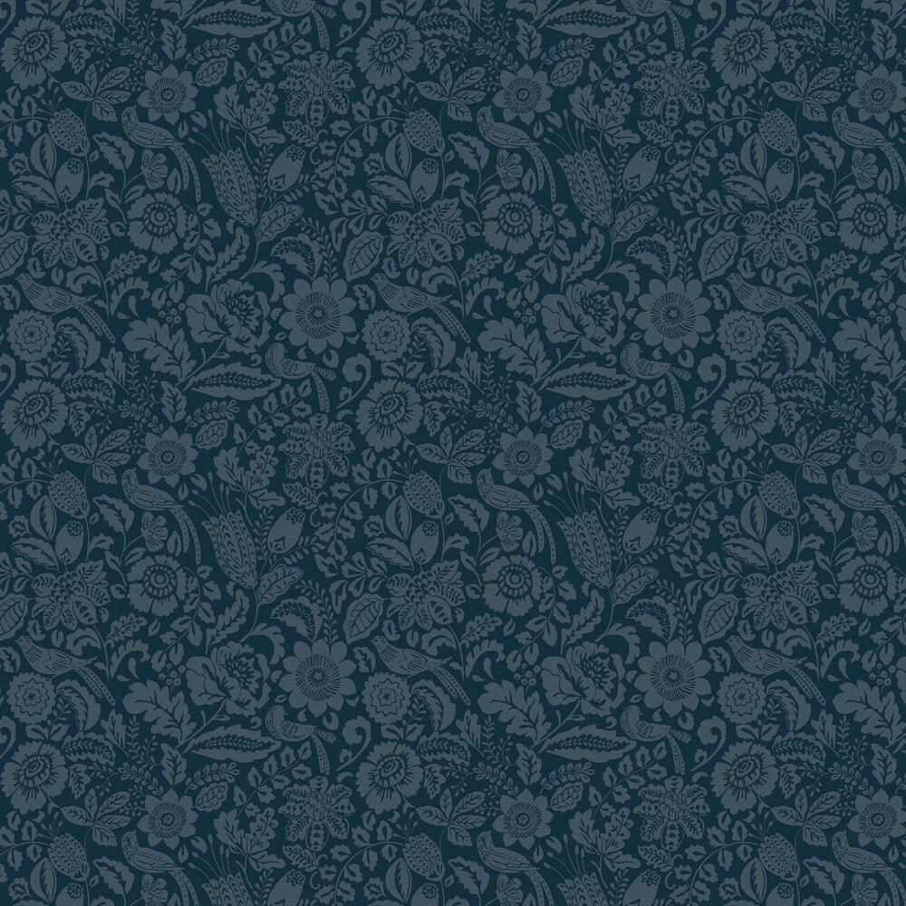 Marta Wallpaper - Navy - A Street Prints - FD27360 - Premier Wallcovering