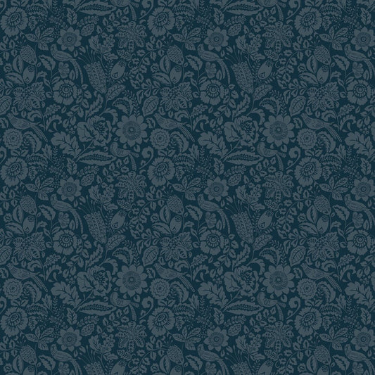 Marta Wallpaper - Navy - A Street Prints - FD27360 - Premier Wallcovering