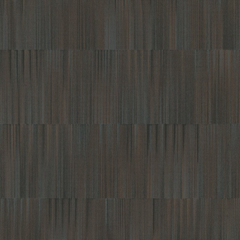 Martinique Linear Texture Wallpaper - Dark Brown - Erismann - 10398 - 47 - Premier Wallcovering