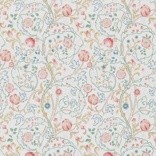 Mary Isobel Wallpaper - Pink/Ivory - Morris & Co - 216839 - Premier Wallcovering