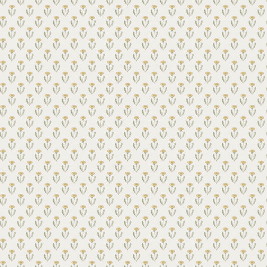 Maskrosen Wallpaper - Spring Green - Sandberg - S10137 - Premier Wallcovering