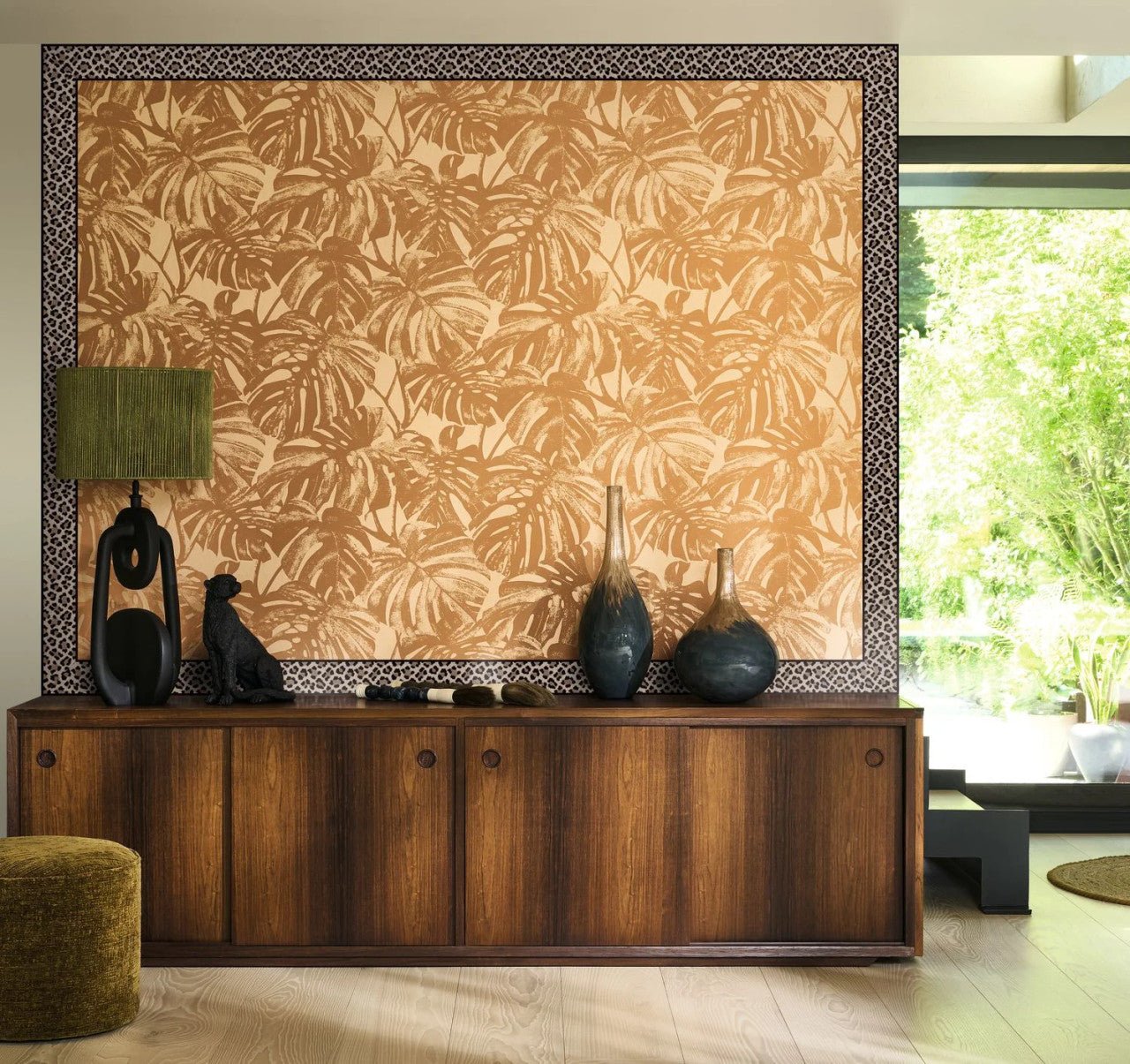 Mata Rio Wallpaper - Caramel - Casadeco - 201792618 - Premier Wallcovering