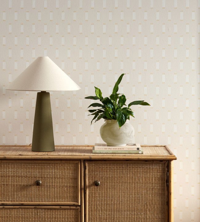 Matchsticks Wallpaper - Honey - Scion - NSCW113280 - Premier Wallcovering