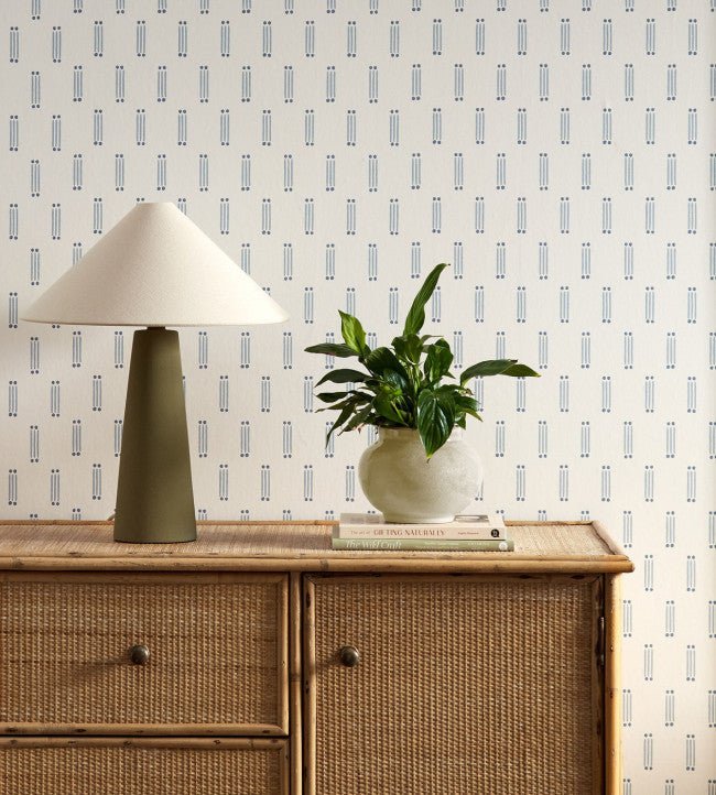 Matchsticks Wallpaper - Denim - Scion - NSCW113281 - Premier Wallcovering