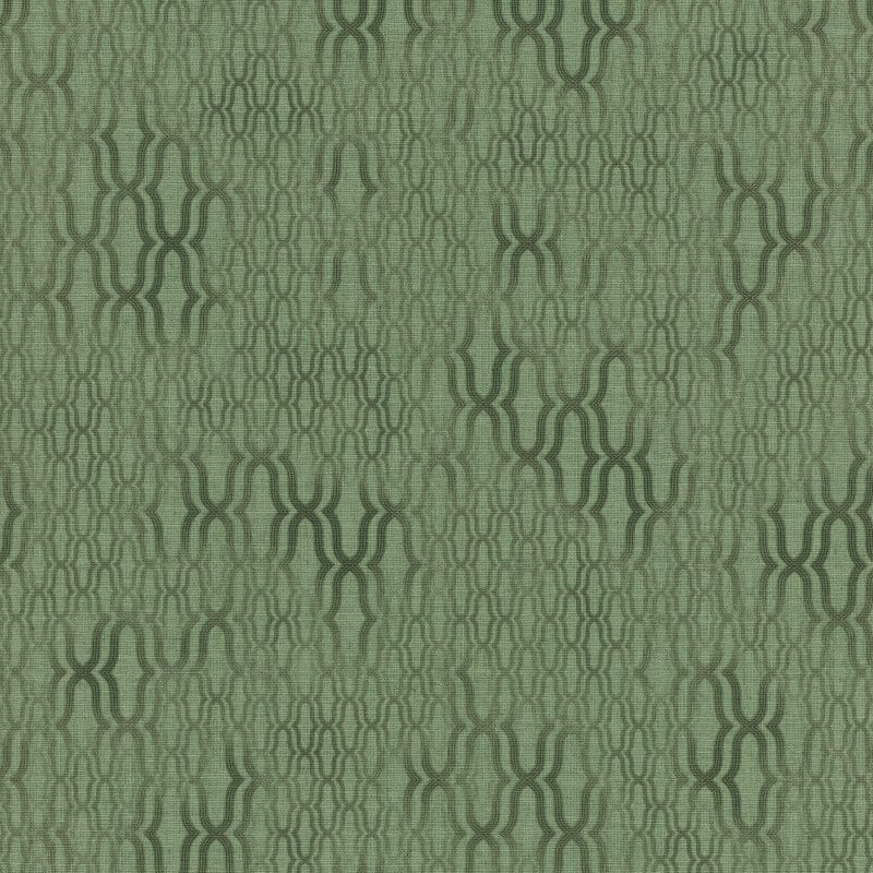 Matrix Geometric Metallic Wallpaper - Green - Erismann - 10259 - 07 - Premier Wallcovering