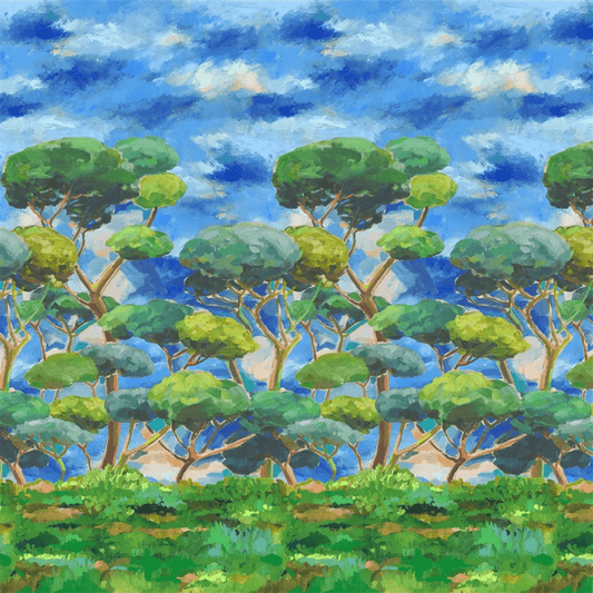 Matsu Wallpaper - Cobalt - PDG1202/01 - Designers Guild - Premier Wallcovering