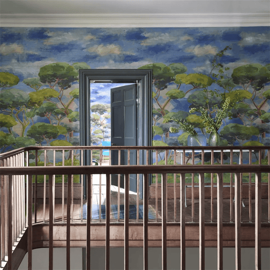 Matsu Wallpaper - Cobalt - PDG1207/01 - Designers Guild - Premier Wallcovering