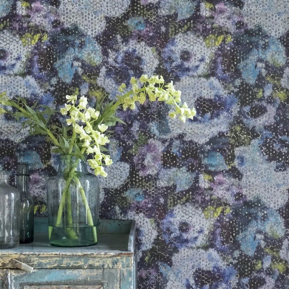 Mattiazzo Wallpaper - Azure - PDG642/03 - Designers Guild - Premier Wallcovering