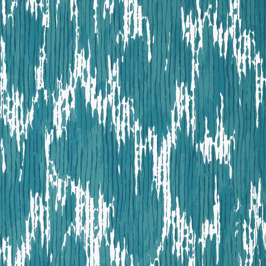 Maverick Wallpaper - Teal - Thibaut - T20816 - Premier Wallcovering