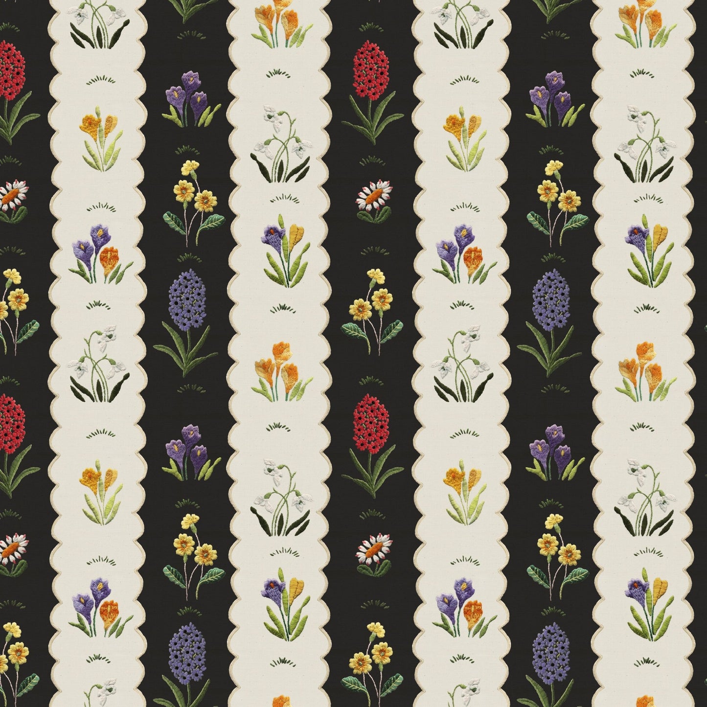 Mavis Wallpaper - Alabaster & Onyx - Wear The Walls - MAAO807670 - Premier Wallcovering