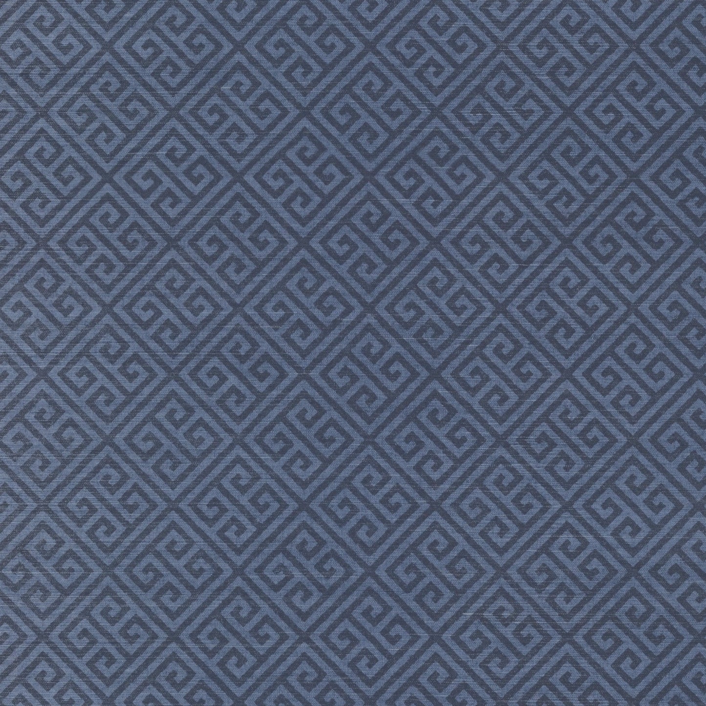 Maze Grasscloth Wallpaper - Navy - Thibaut - T41196 - Premier Wallcovering