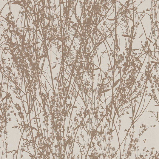 Meadow Canvas Wallpaper - Gilver/Linen - Sanderson - DWOW215693 - Premier Wallcovering