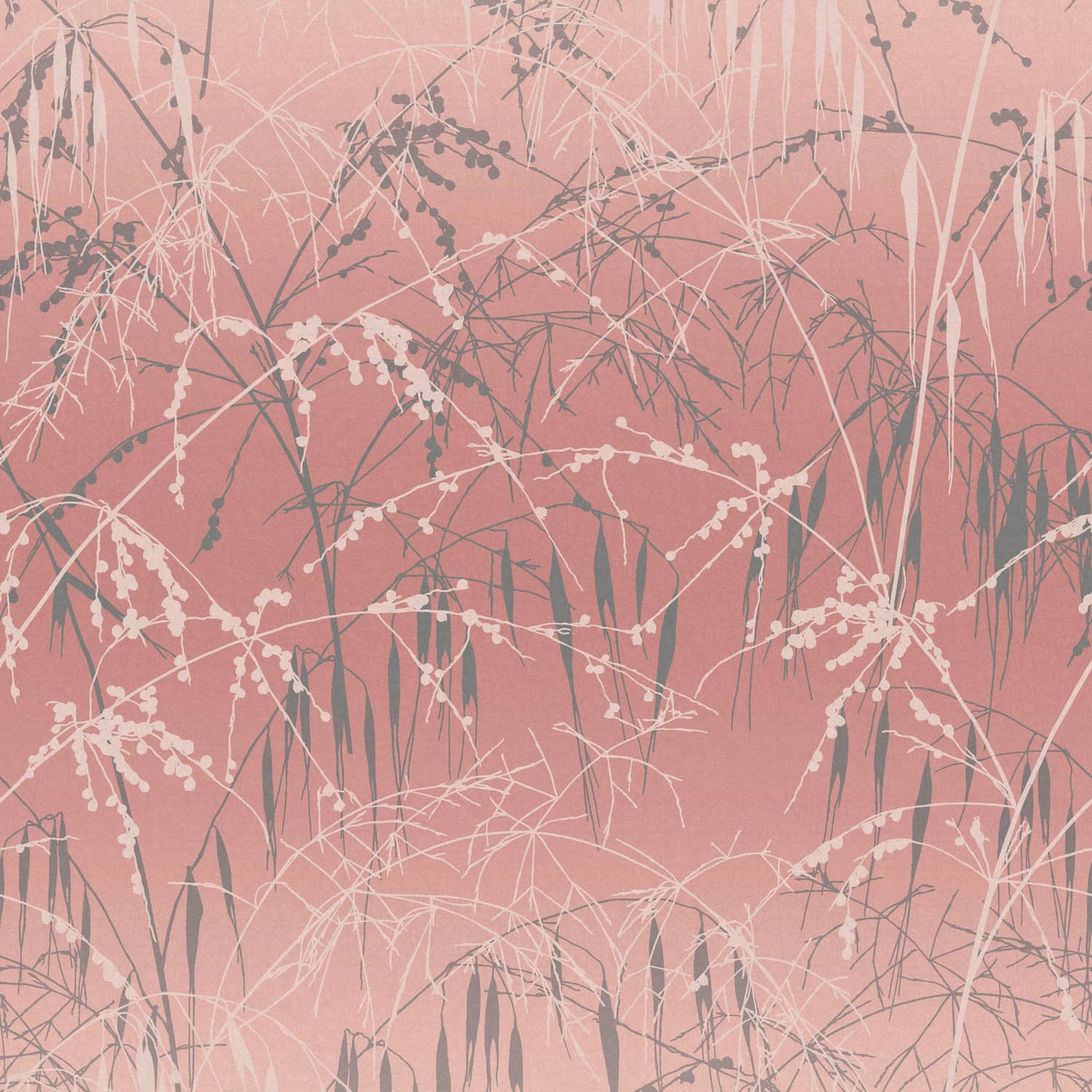 Meadow Grass Wallpaper - Shell & Pewter - Clarissa Hulse - 120370 - Premier Wallcovering