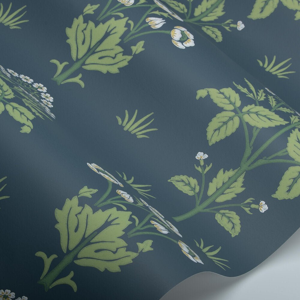 Meadow Sweet Wallpaper - Aegean Blue - 217382 - Morris Wallpaper WD - Premier Wallcovering