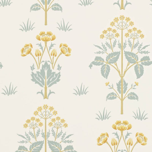 Meadow Sweet Wallpaper - Gold/Slate - Morris & Co - 216829 - Premier Wallcovering