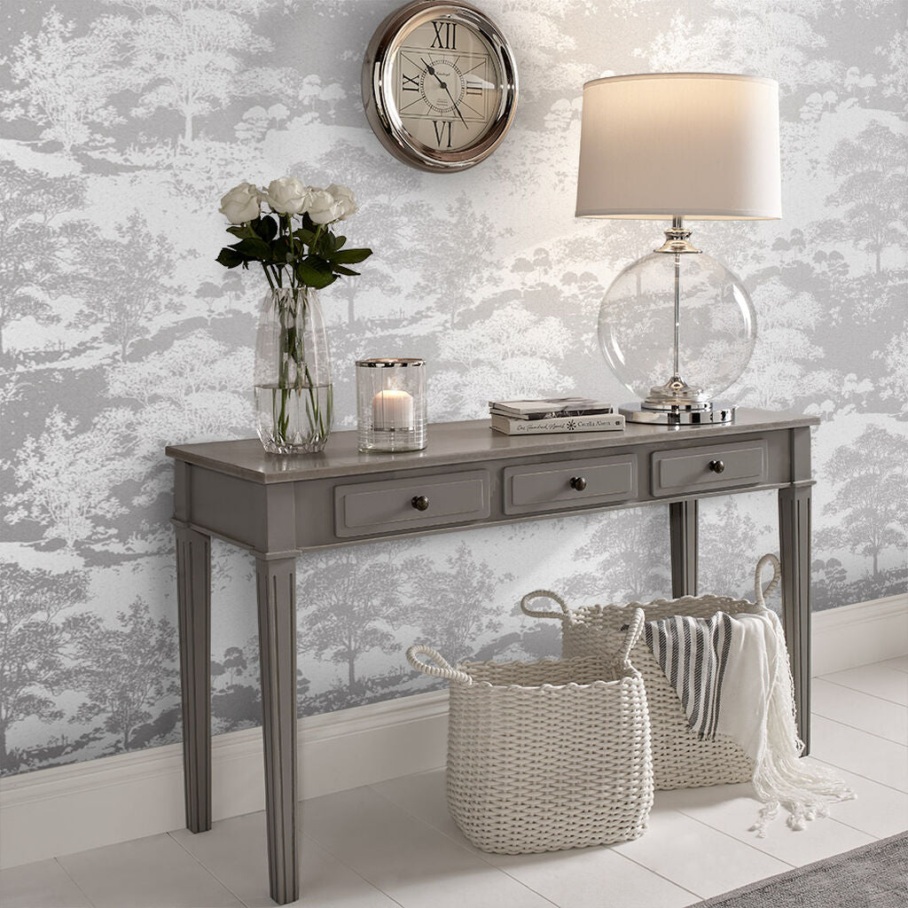 Meadow Wallpaper - Frost - Graham & Brown - 105231 - Premier Wallcovering