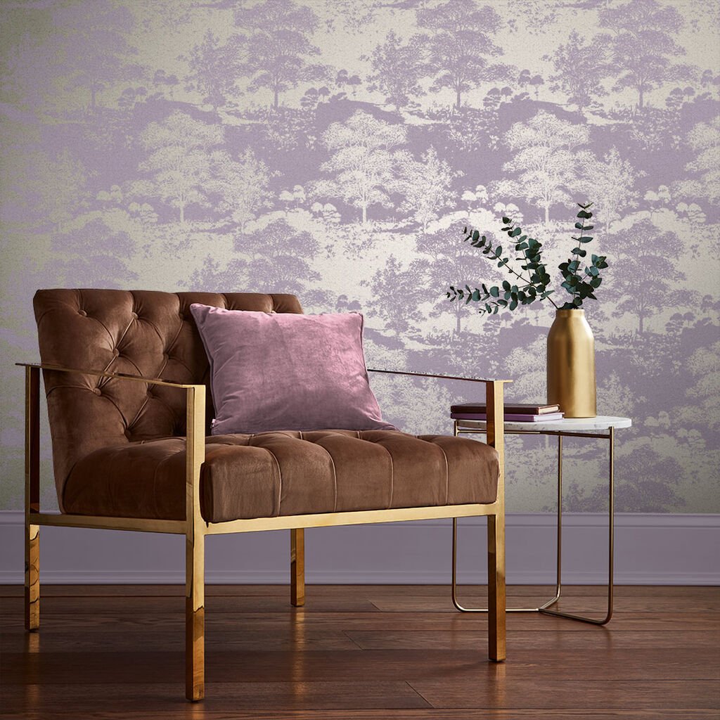 Meadow Wallpaper - Bluebell - Graham & Brown - 105232 - Premier Wallcovering