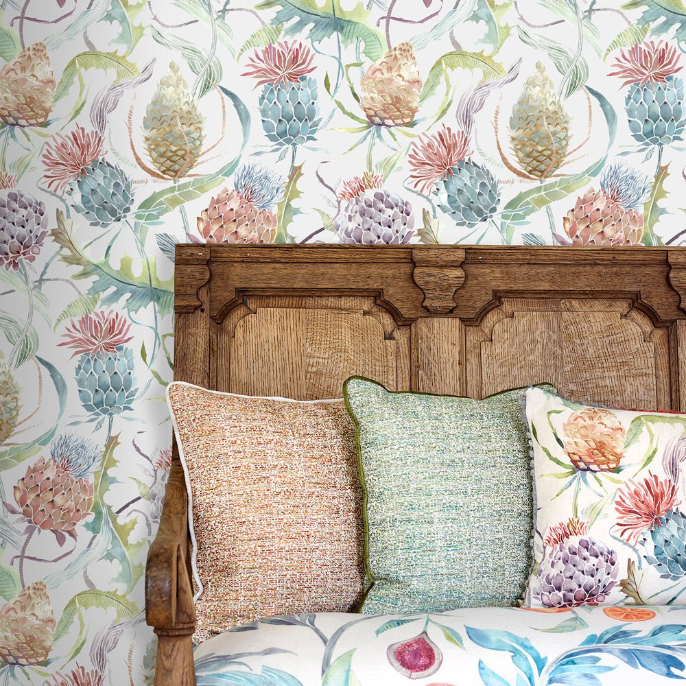 Meadwell Wallpaper - Pomegranate - Voyage Maison - MEADWEL/WPO/POM - Premier Wallcovering