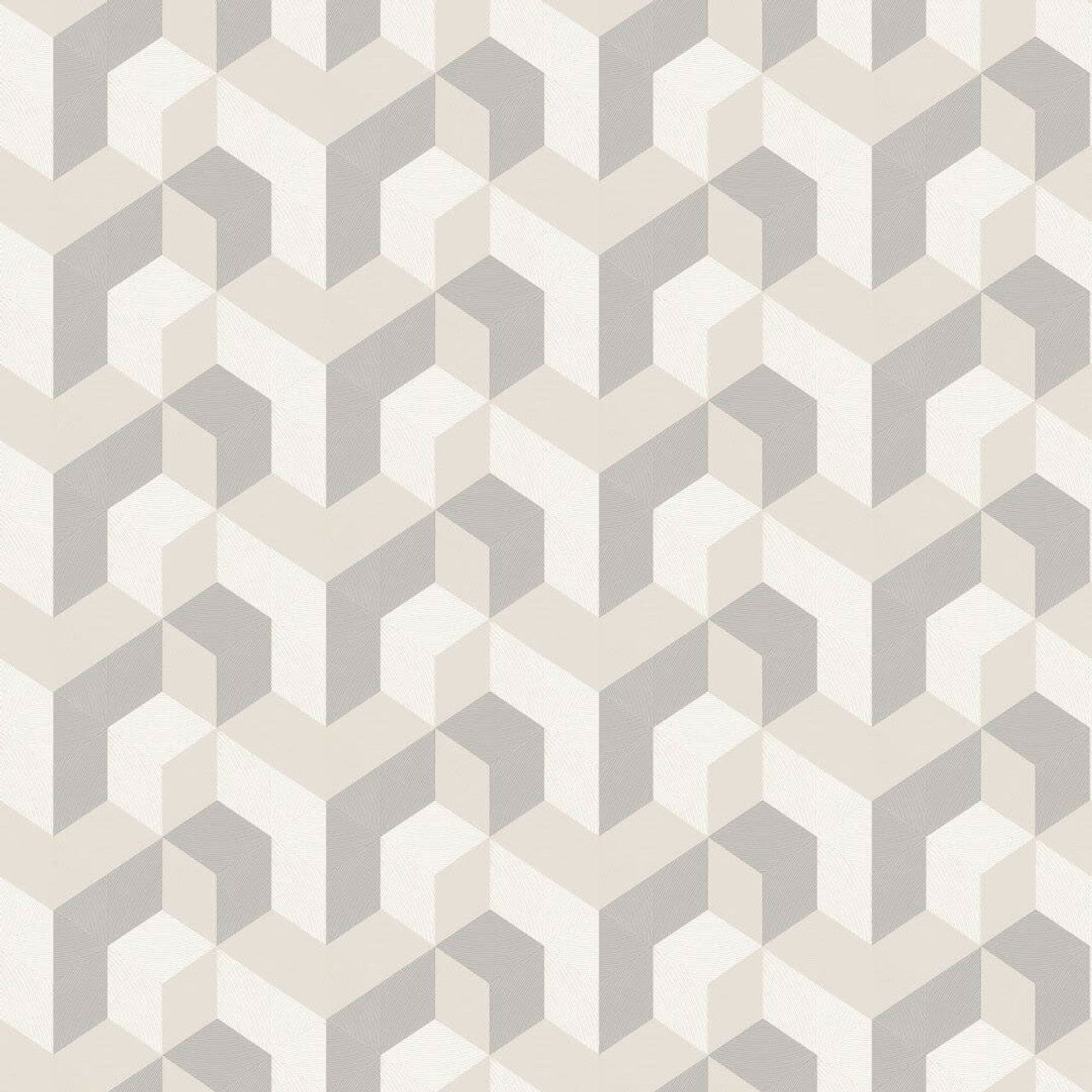 Mecano Perception Wallpaper - Taupe - Casadeco - 86491303 - Premier Wallcovering