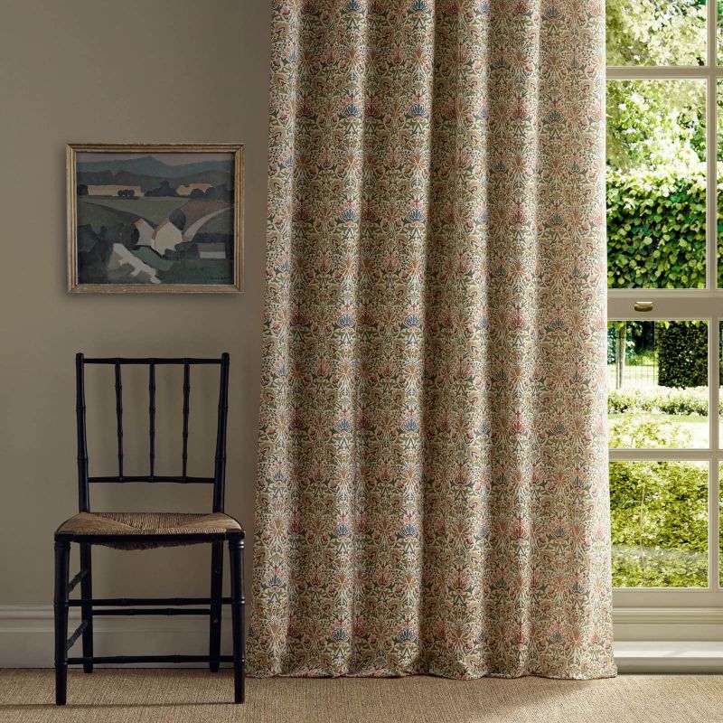 Meda Iris Fabric - Multi - Morris & Co - 227368 - Premier Wallcovering