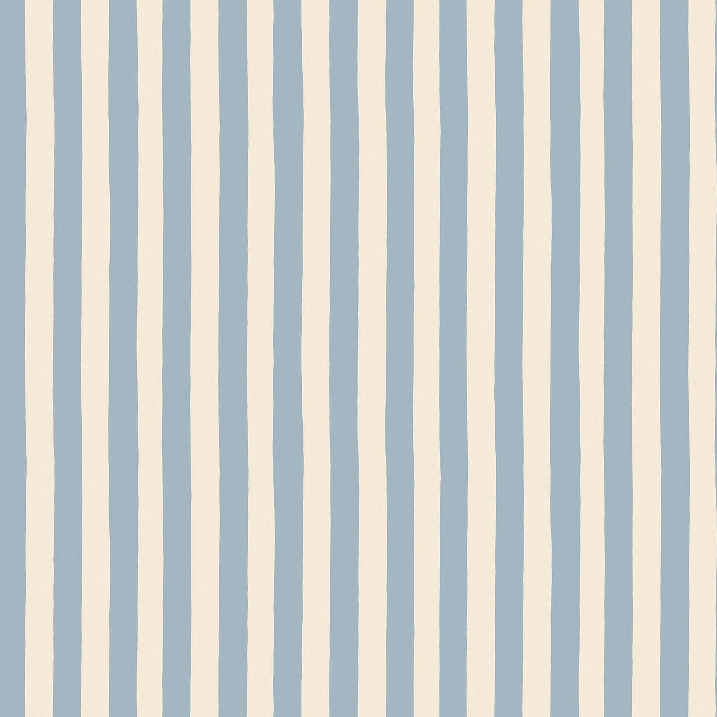 Medium Hand Painted Stripe Wallpaper - Beryl and Colethrop Cream - Josephine Munsey - MHP-072-038 - Premier Wallcovering