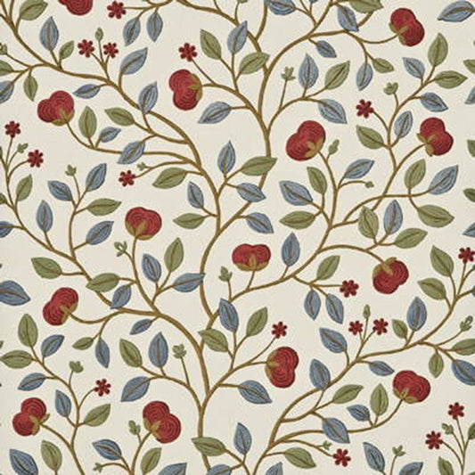 Medlar Wallpaper - Blue and Red - GP & J Baker - BW45025/4 - Premier Wallcovering