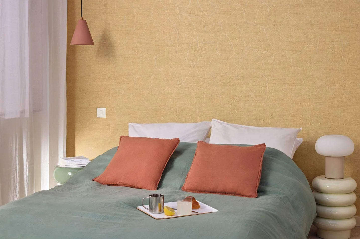 Melody Wallpaper - Beige - Caselio - 107022034 - Premier Wallcovering