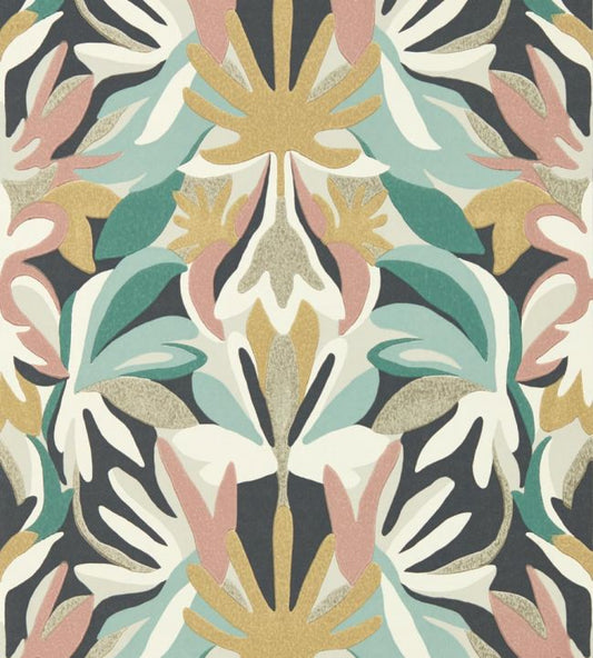 Melora Wallpaper - Positano/Succulent/ Gold - HTEW112760 - Harlequin - Premier Wallcovering