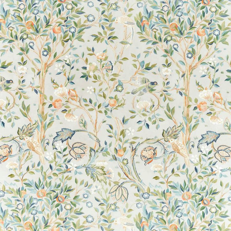 Melsetter Fabric - Grey - Morris & Co - 226600 - Premier Wallcovering
