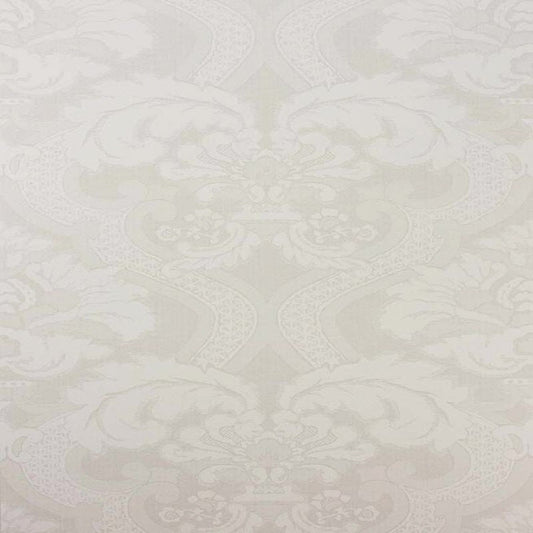 Meredith Wallpaper - White/Cream - Nina Campbell - NCW4277-01 - Premier Wallcovering