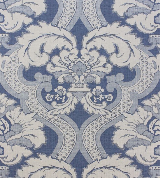 Meredith Wallpaper - Blue - Nina Campbell - NCW4277 - 07 - Premier Wallcovering