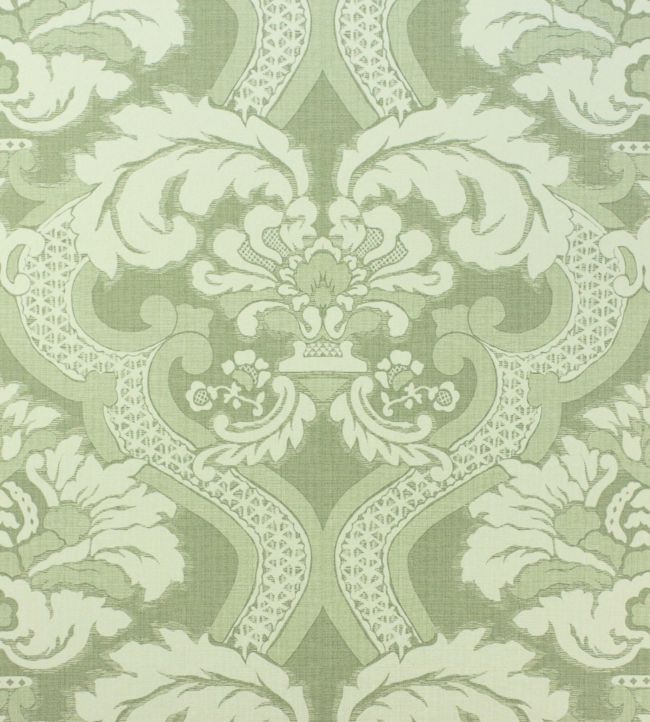 Meredith Wallpaper - Green - Nina Campbell - NCW4277 - 05 - Premier Wallcovering