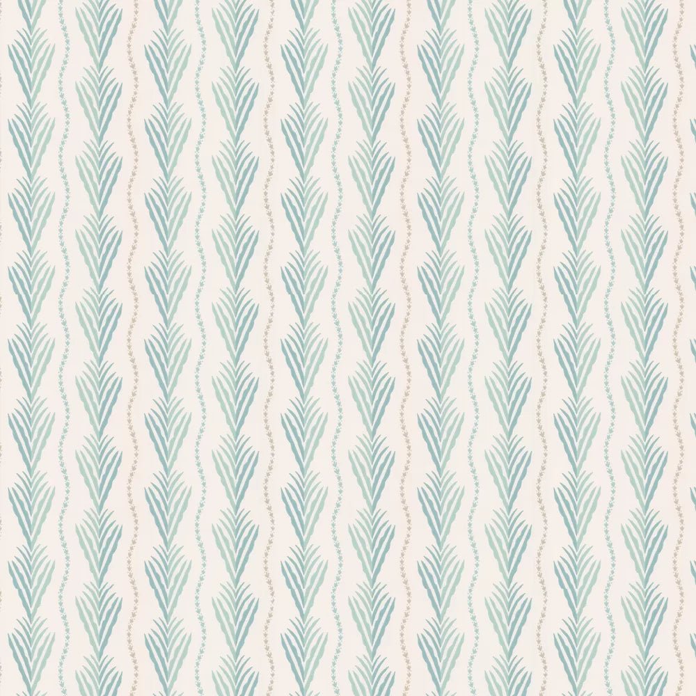 Meridor Wallpaper - Aqua - Nina Campbell - NCW4494-02 - Premier Wallcovering