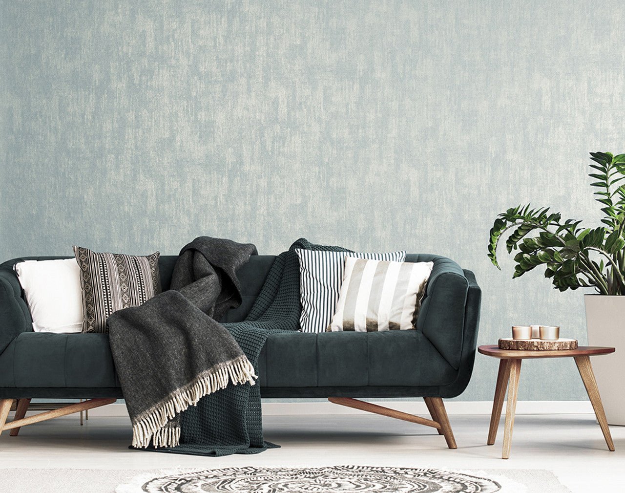 Merkur Universe Wallpaper - Stone Blue - Hohenberger - 64622 - Premier Wallcovering
