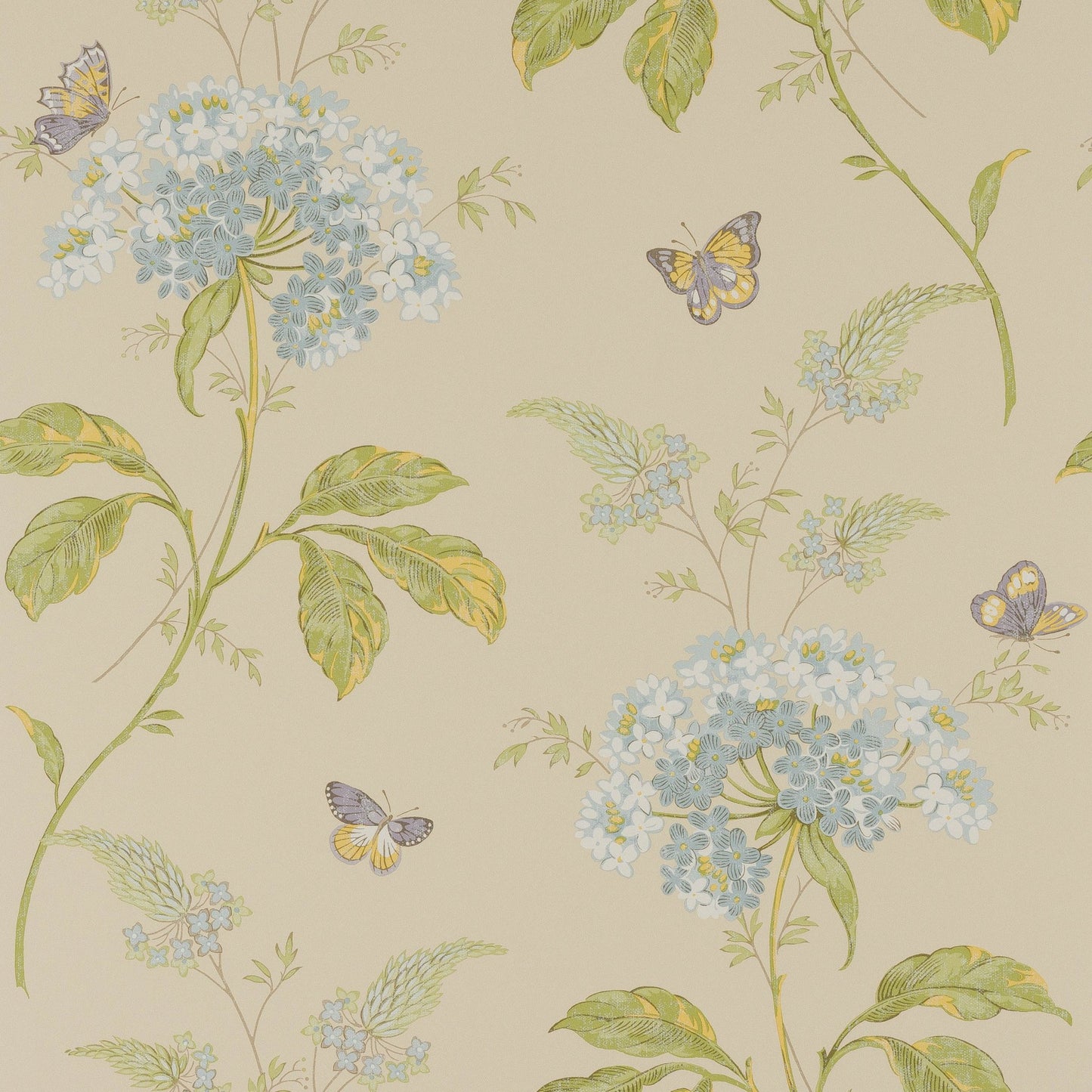 Messina Wallpaper - Blue/Green - Colefax & Fowler - 07132/05 - Premier Wallcovering