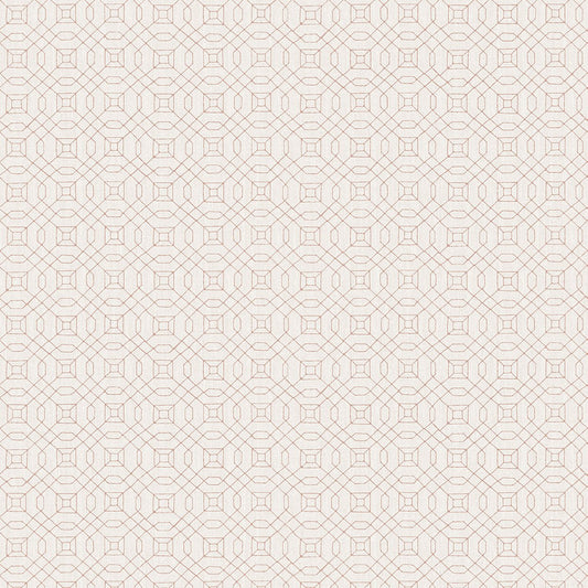 Metallic FX Small Linear Geo Wallpaper - Rose Gold - Galerie - W78214 - Premier Wallcovering