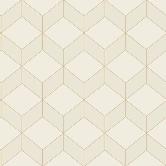 Metro 1930 Wallpaper - Taupe - Casadeco - 85681212 - Premier Wallcovering