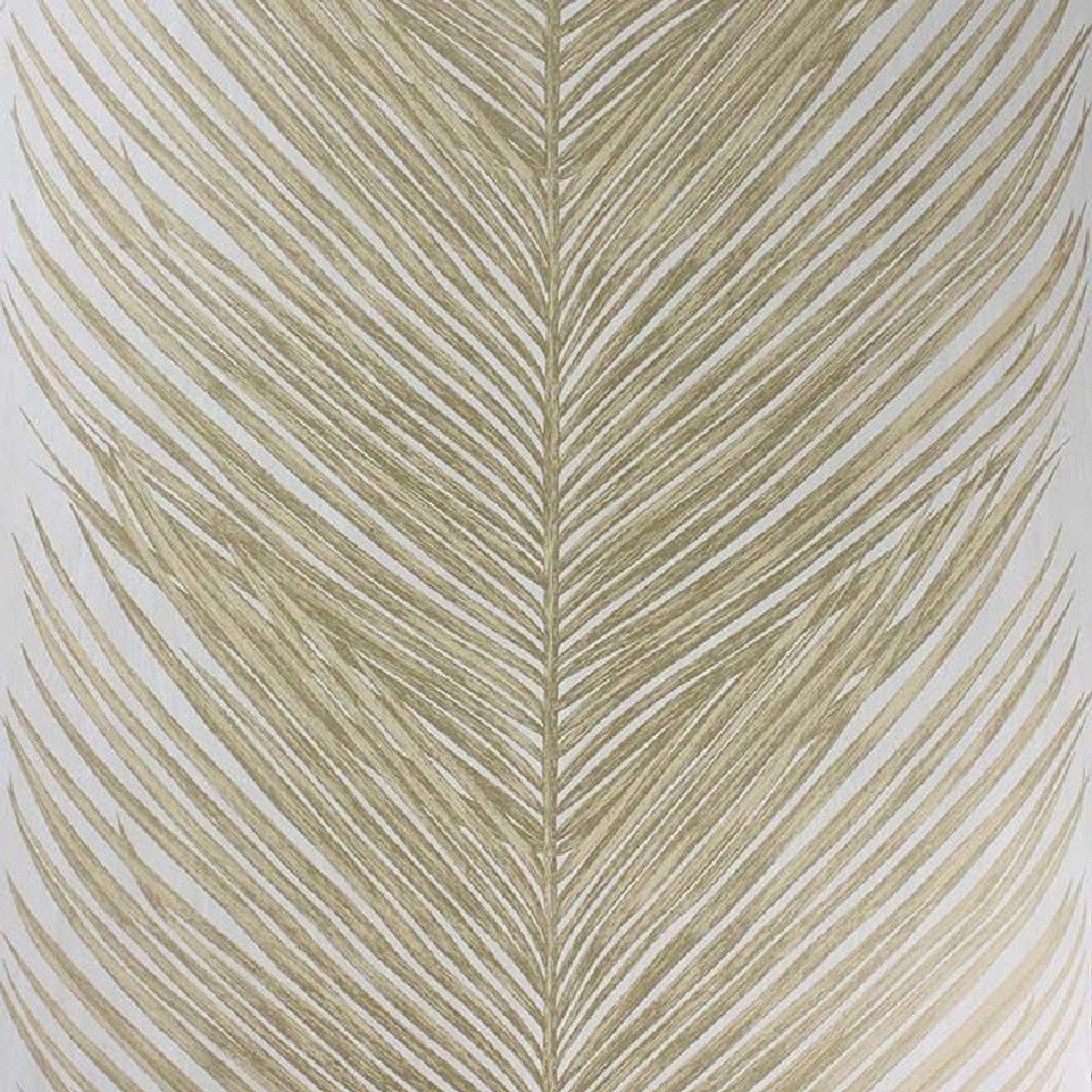 Mey Fern Wallpaper - Gold - Nina Campbell - NCW4154-01 - Premier Wallcovering