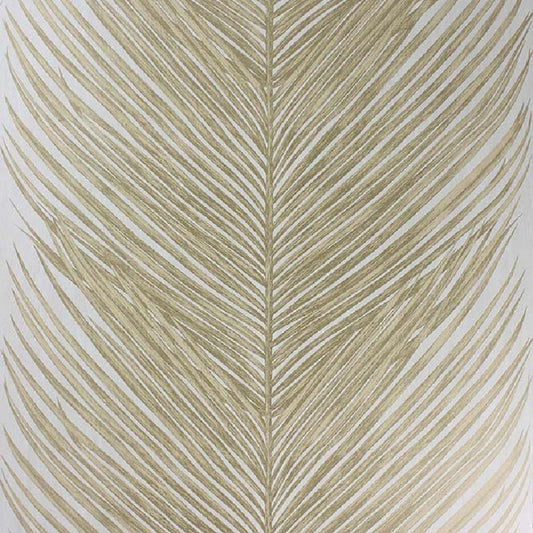 Mey Fern Wallpaper - Gold - Nina Campbell - NCW4154-01 - Premier Wallcovering