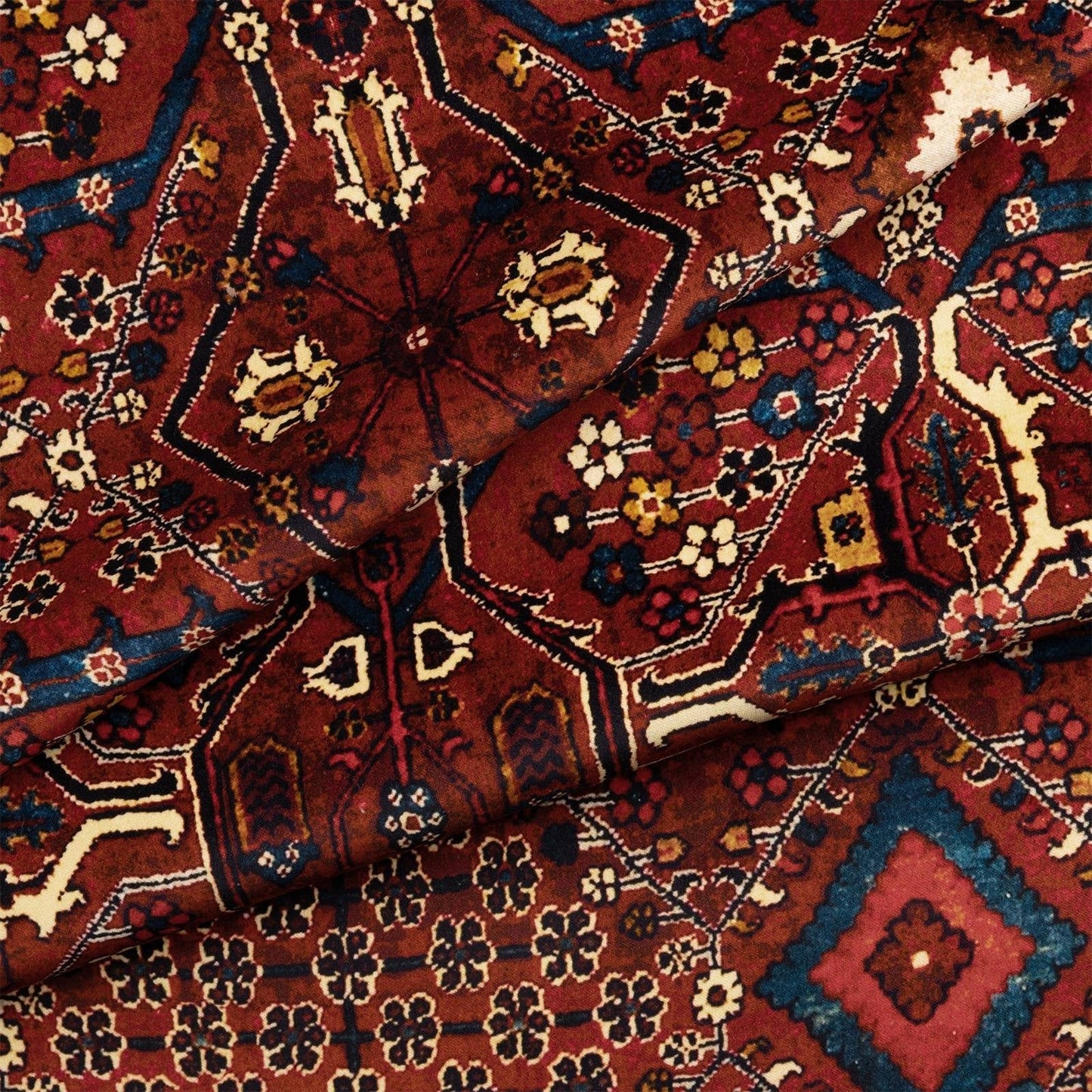 Mey Meh Velvet Fabric -  Sienna - House of Hackney - 1-FA-MEY-VE-MUL-XXX-XXX - Premier Wallcovering