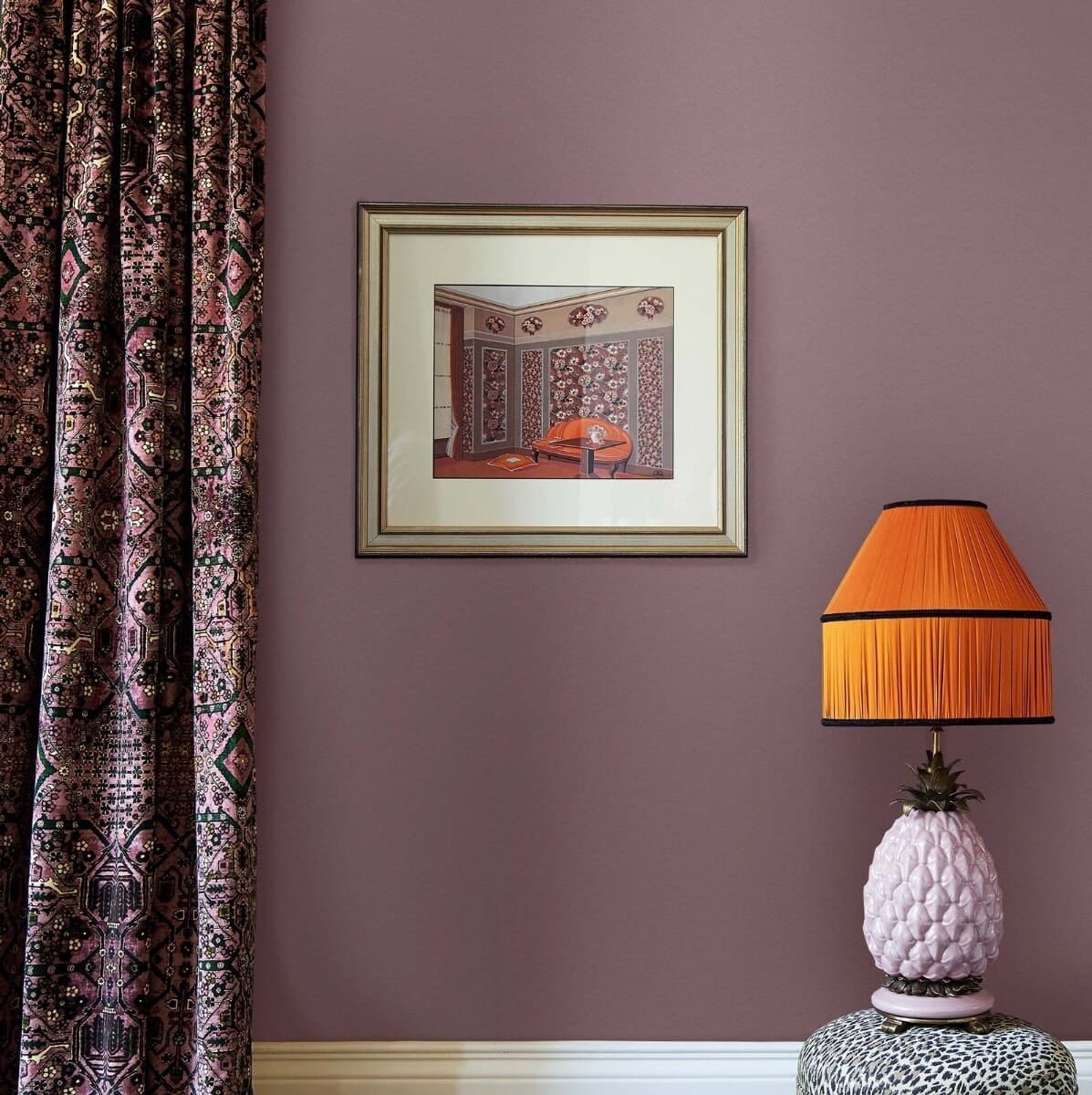 Mey Meh Velvet Fabric -  Blush - House of Hackney - 1-FA-MEY-VE-BLS-XXX-XXX - Premier Wallcovering