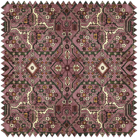 Mey Meh Velvet Fabric -  Blush - House of Hackney - 1-FA-MEY-VE-BLS-XXX-XXX - Premier Wallcovering