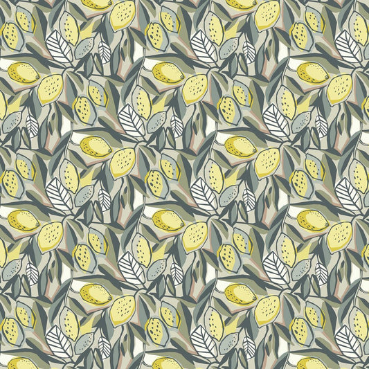 Meyer Wallpaper - Taupe / Yellow - A Street Prints - FD26418 - Premier Wallcovering