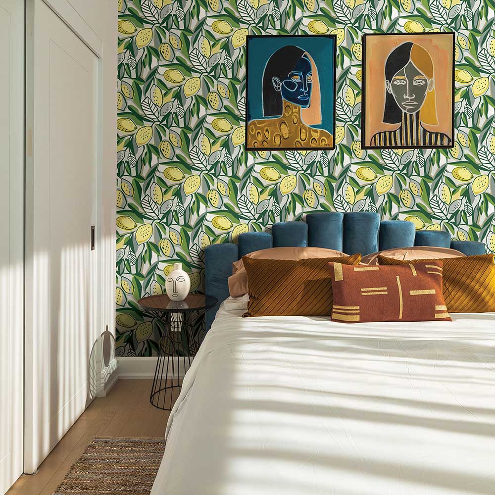 Meyer Wallpaper - Lemon - A Street Prints - FD26420 - Premier Wallcovering