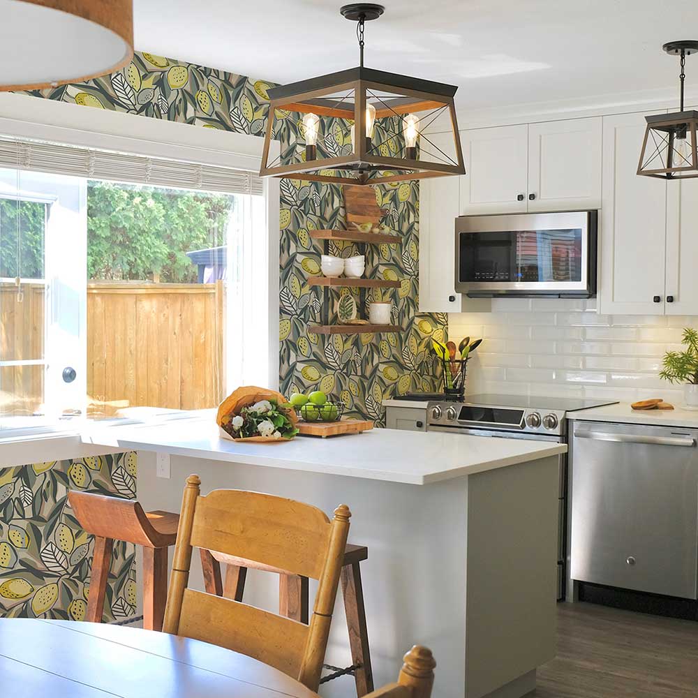 Meyer Wallpaper - Taupe / Yellow - A Street Prints - FD26418 - Premier Wallcovering