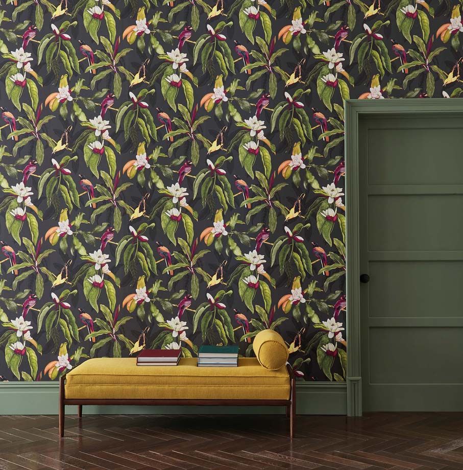 Michelia Wallpaper - Eau de Nil - Osborne & Little - W7612-04 - Premier Wallcovering