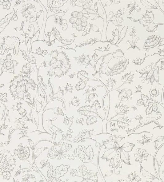Middlemore Wallpaper - Chalk Charcoal - 216693 - Morris & Co - Premier Wallcovering