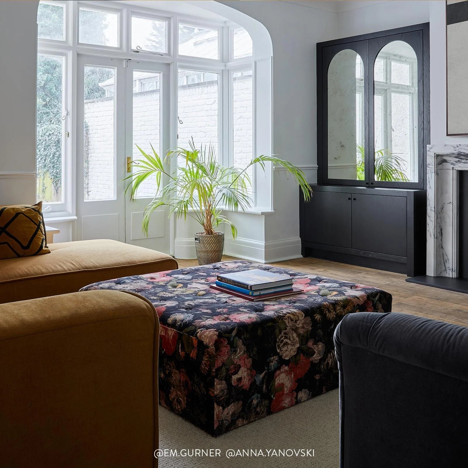 Midnight Garden Velvet Fabric -  Multi - House of Hackney - 1-FA-MGD-VE-MUL-XXX-XXX - Premier Wallcovering